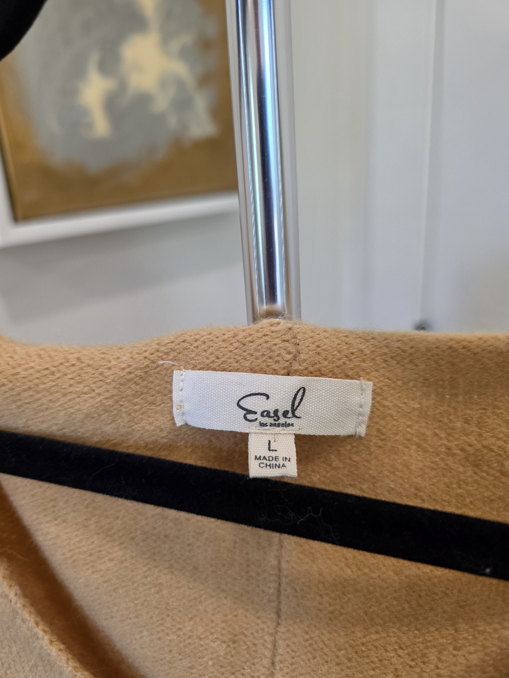 Easel V-Neck Knit Sweater Large - Picture 2 of 3